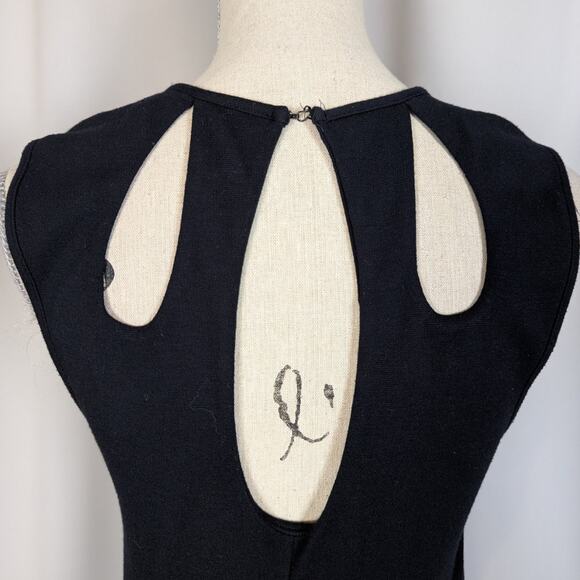 Y2K Cache Sleeveless Jersey Knit Sheath Dress with Cutouts Black Size M - Picture 8 of 14